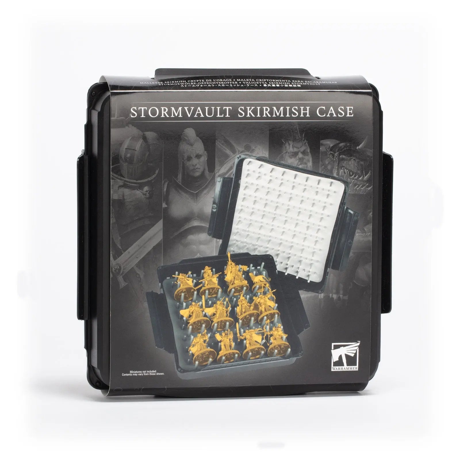 Warhammer Stormvault Skirmish Case - Revolutionary Silicone Bristle Miniature Transport Case for Kill Team, Warcry & Necromunda - MOD Shop LLC