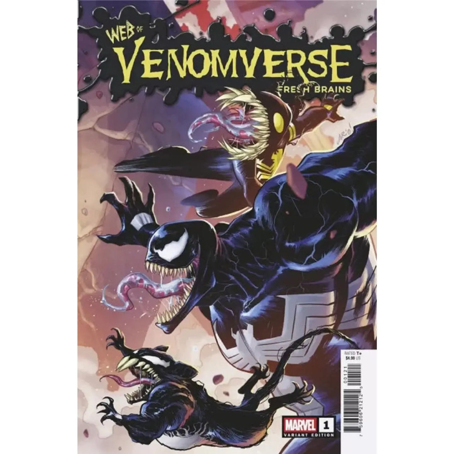 Web of Venomverse: Fresh Brains 1B Ario Anindito Connecting Variant - MOD Shop LLC