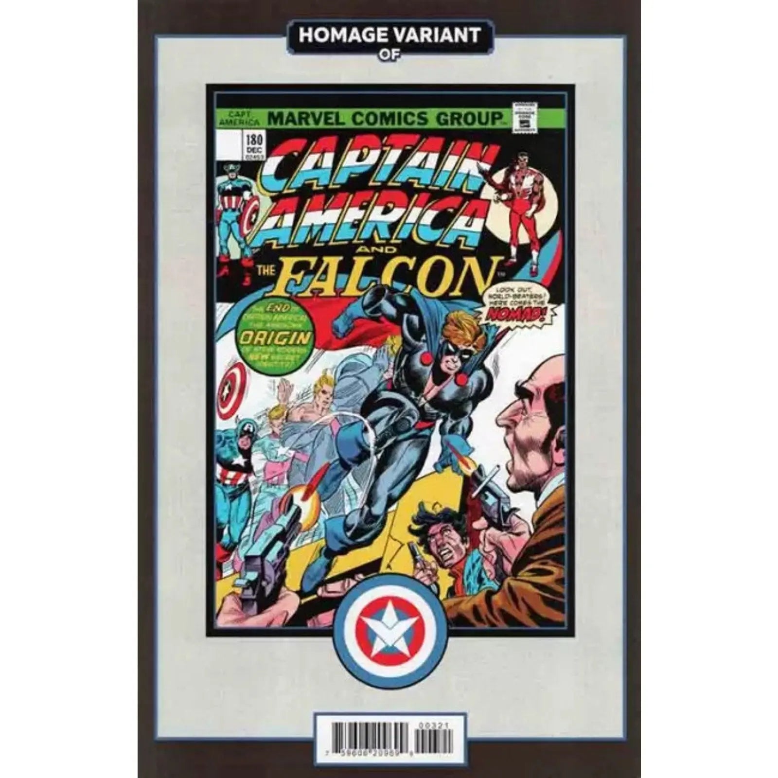 West Coast Avengers, Vol. 4 3B Paco Diaz Captain America Sam Wilson Homage Var - MOD Shop LLC