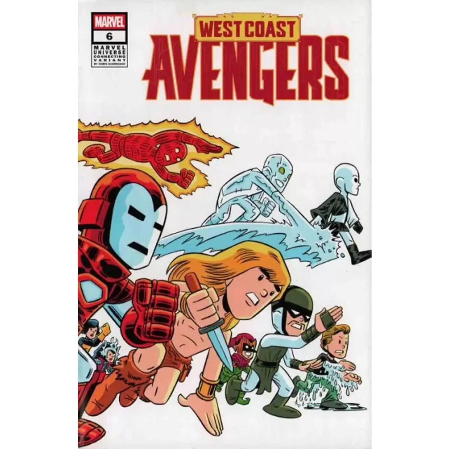 West Coast Avengers, Vol. 4 6C Giarrusso Marvel Universe Connecting Variant - MOD Shop LLC