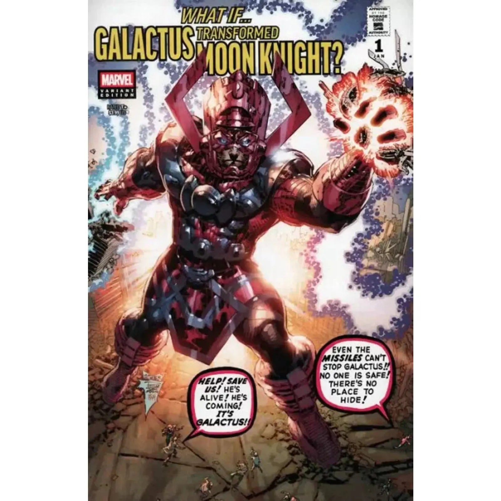 What If...? Galactus Transformed Moon Knight 1B Philip Tan Homage Variant - MOD Shop LLC