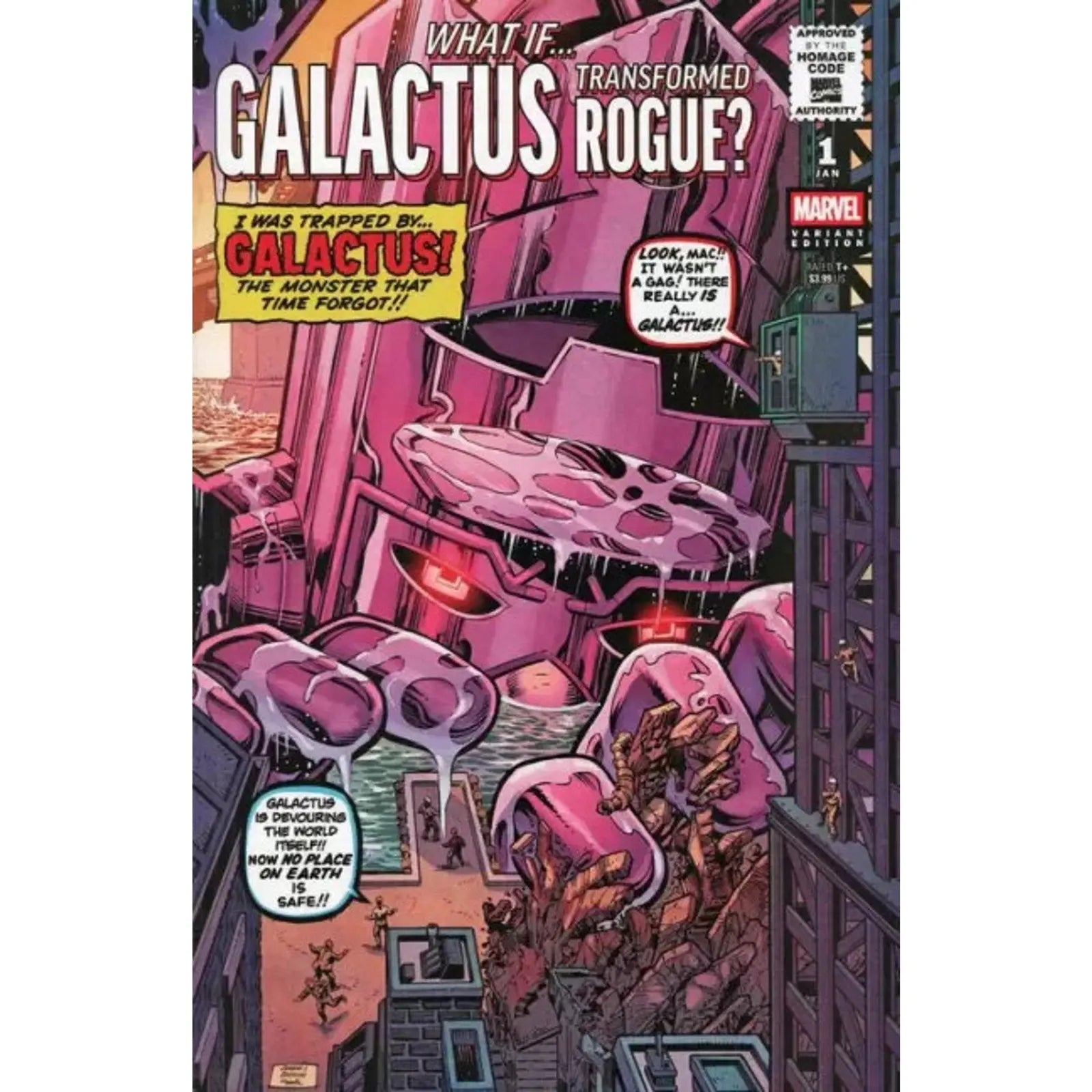 What If...? Galactus Transformed Rogue 1B Dan Jurgens Sci - Fi Homage Variant - MOD Shop LLC