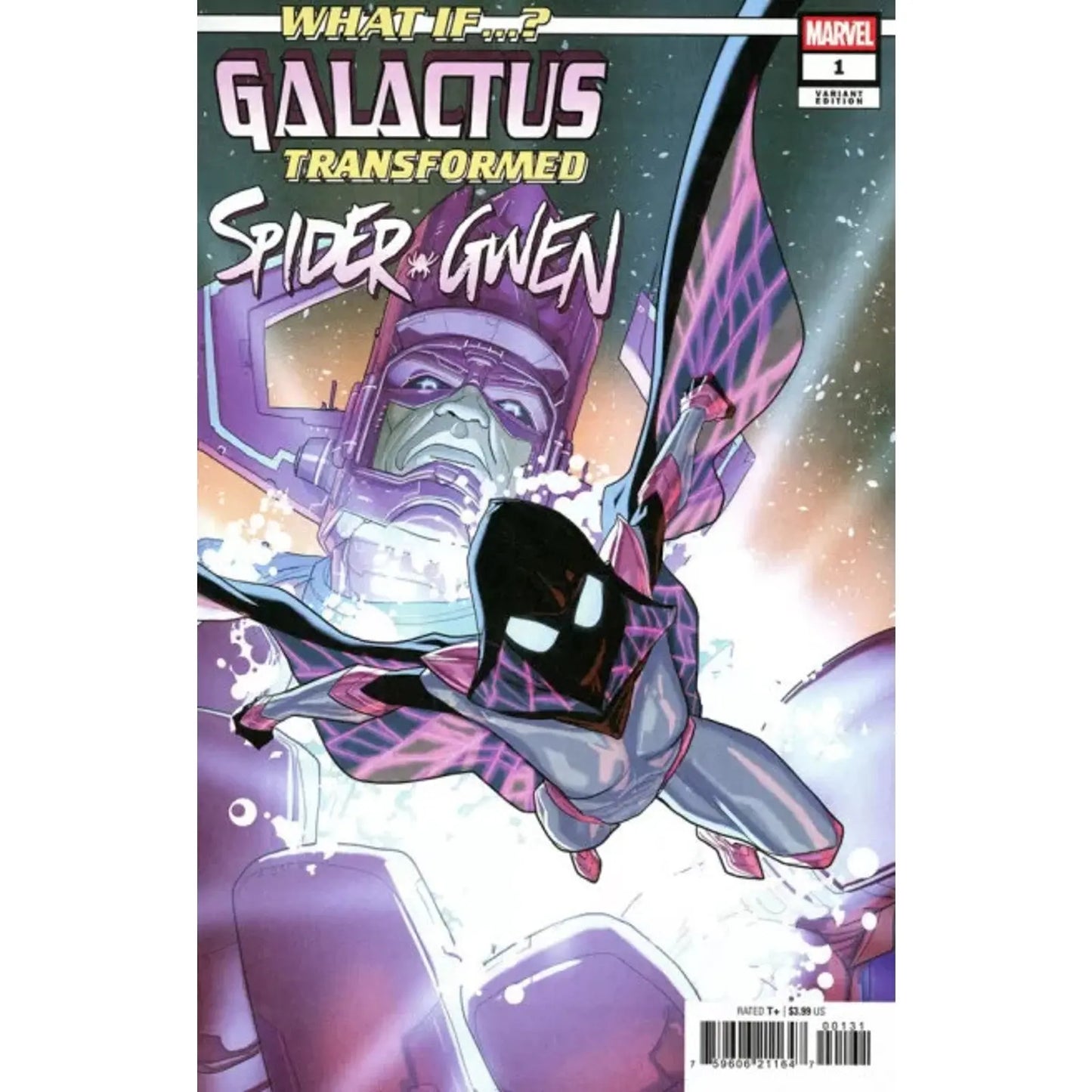 What If...? Galactus Transformed Spider - Gwen 1C Pete Woods Variant - MOD Shop LLC