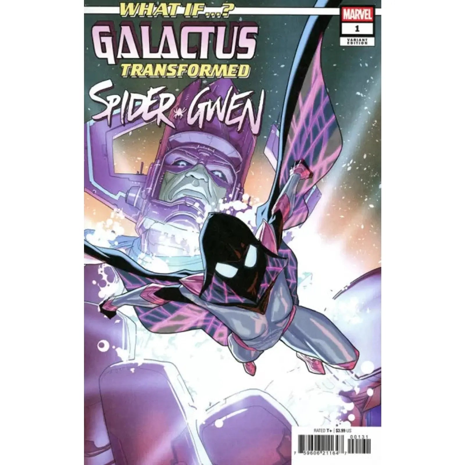 What If...? Galactus Transformed Spider - Gwen 1C Pete Woods Variant - MOD Shop LLC