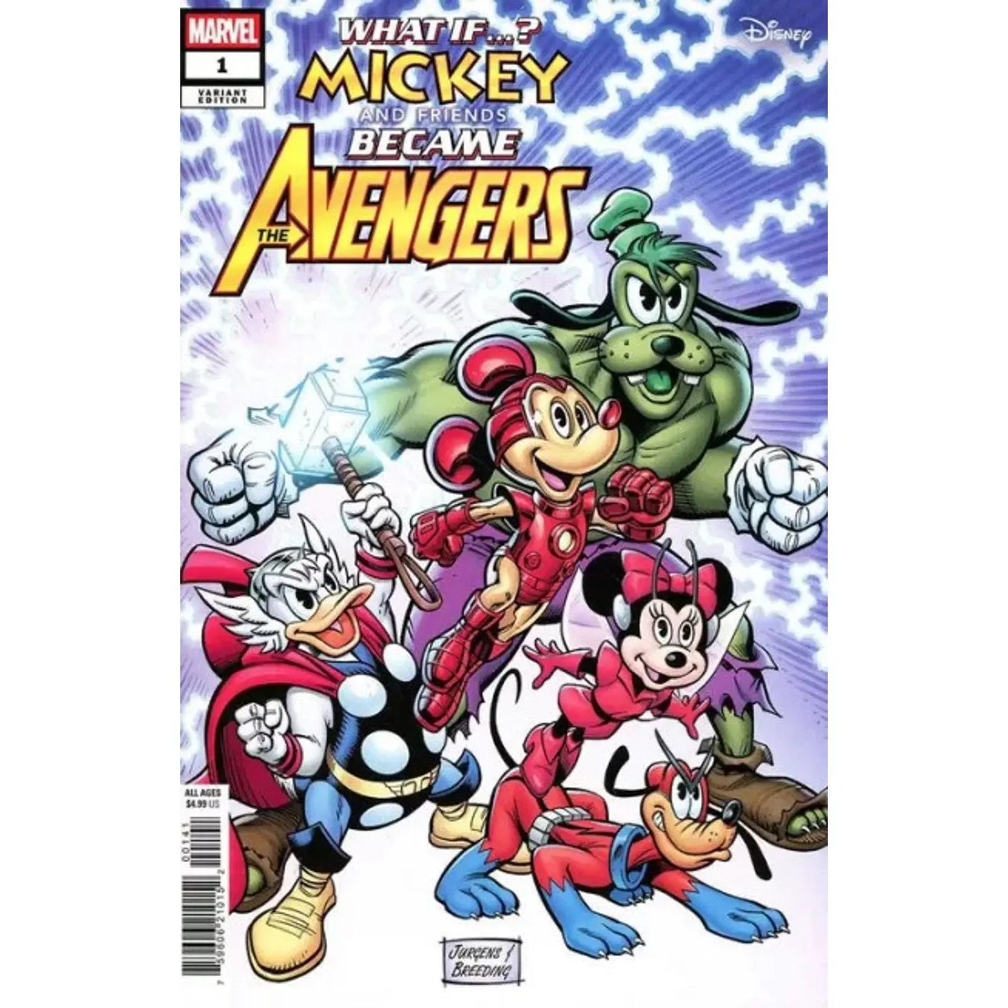 What If...? Mickey & Friends Became Avengers 1D Dan Jurgens Variant - MOD Shop LLC