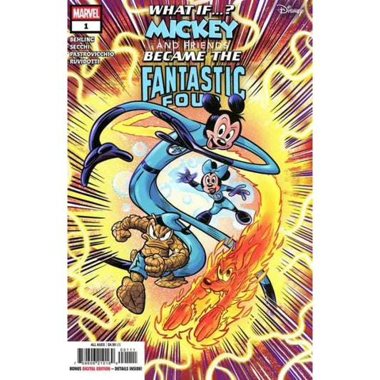 What If...? Mickey & Friends Became Fantastic Four 1A Lorenzo Pastrovicchio Reg - MOD Shop LLC