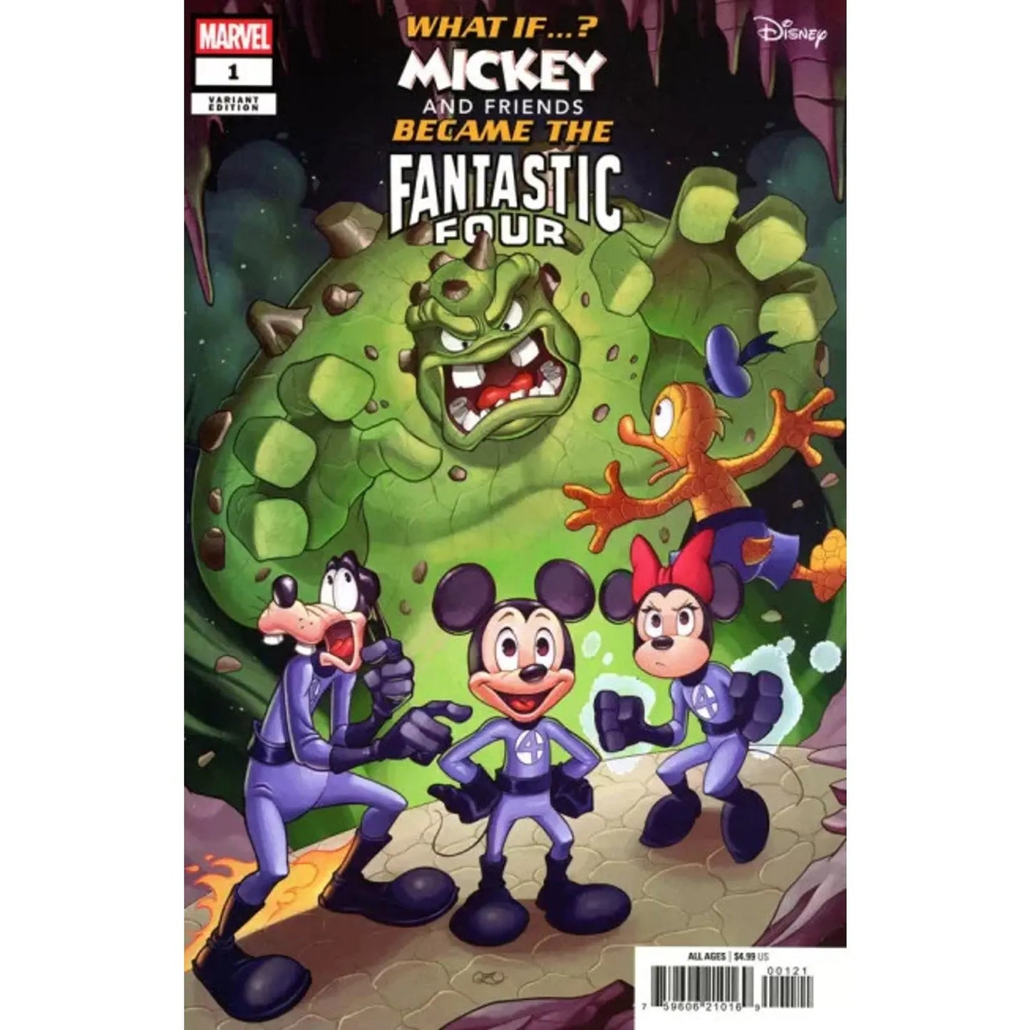 What If...? Mickey & Friends Became Fantastic Four 1B Chrissie Zullo Variant - MOD Shop LLC