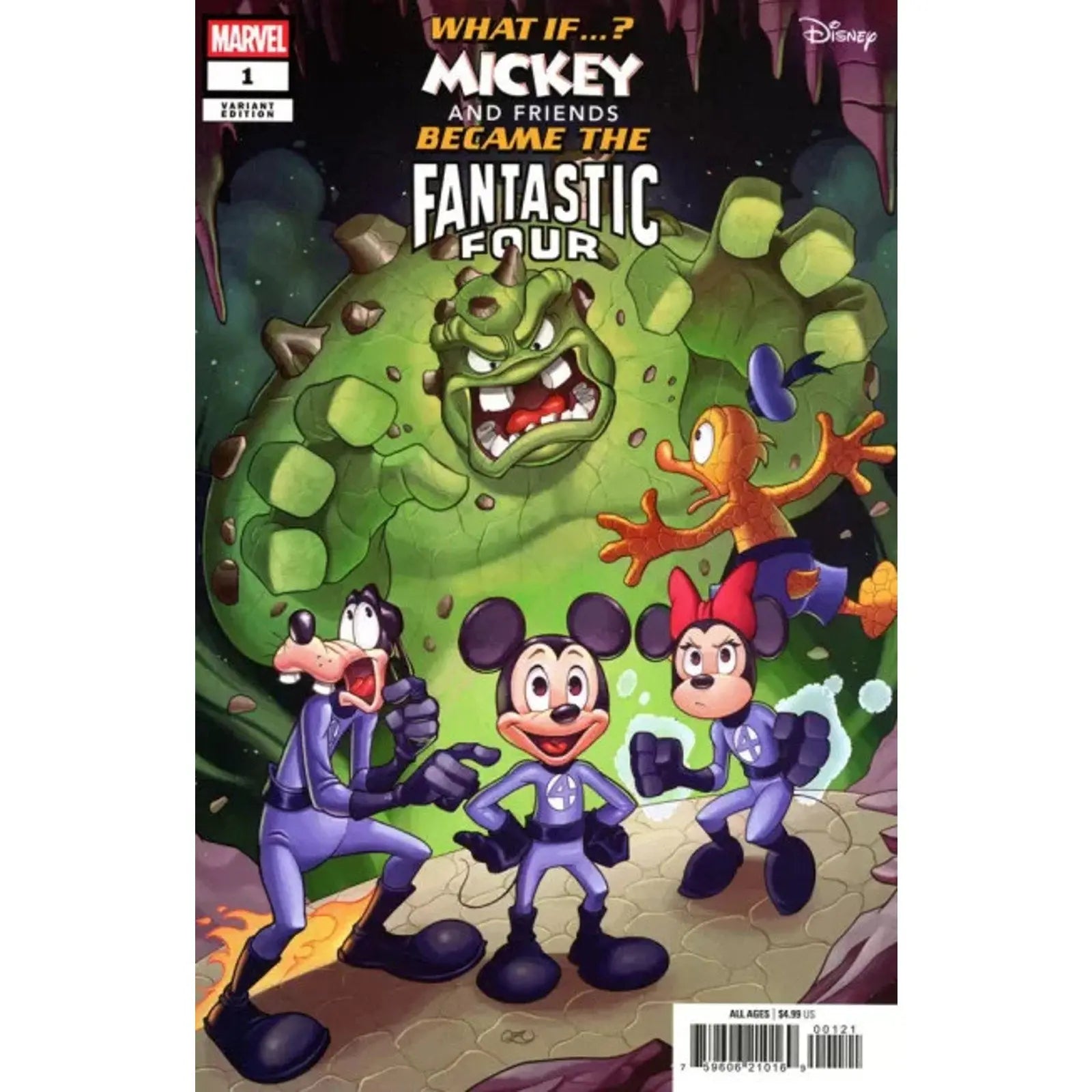 What If...? Mickey & Friends Became Fantastic Four 1B Chrissie Zullo Variant - MOD Shop LLC