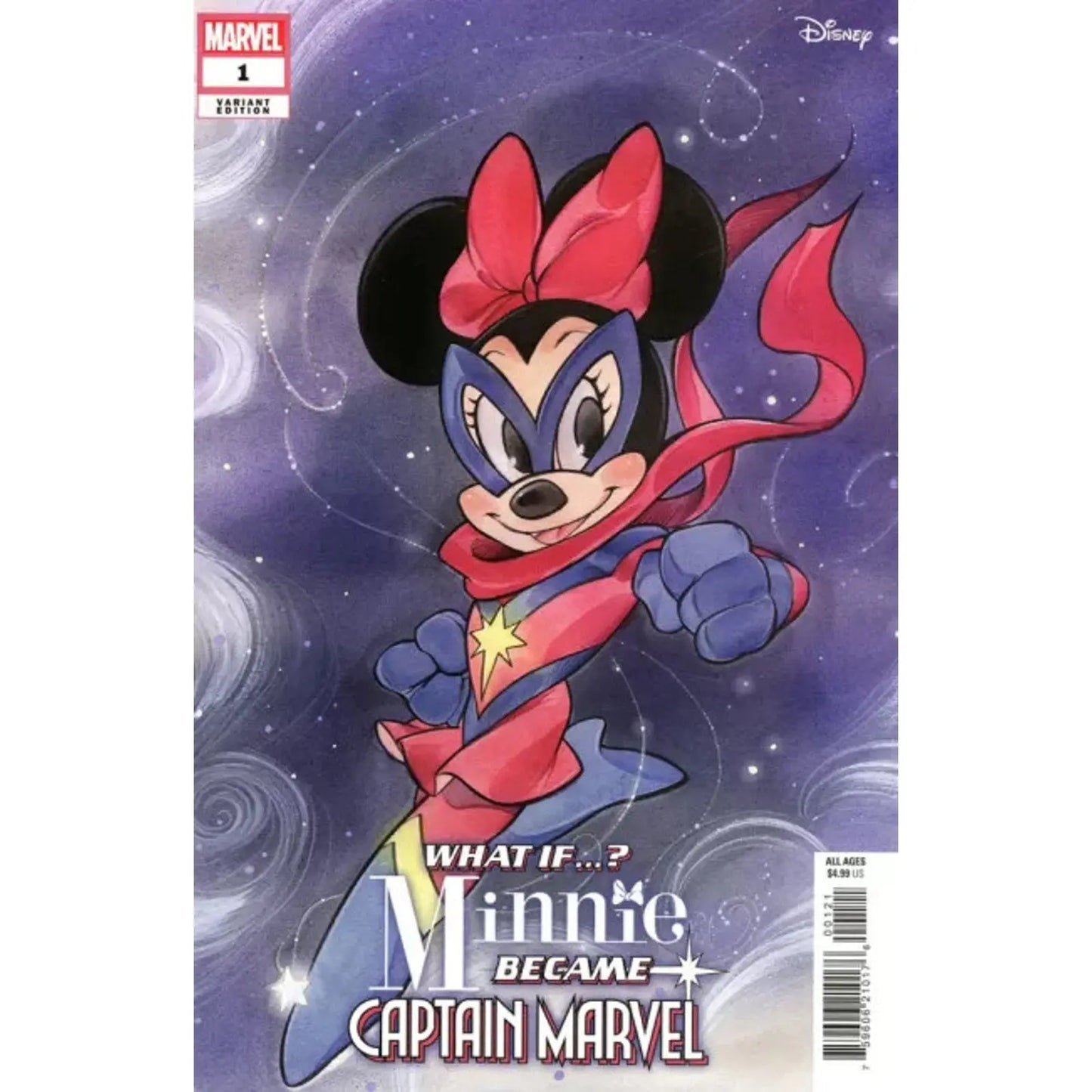 What If...? Minnie Became Captain Marvel 1B Peach Momoko Variant - MOD Shop LLC