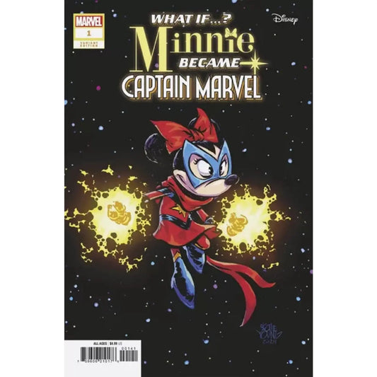 What If...? Minnie Became Captain Marvel 1D Skottie Young Variant - MOD Shop LLC